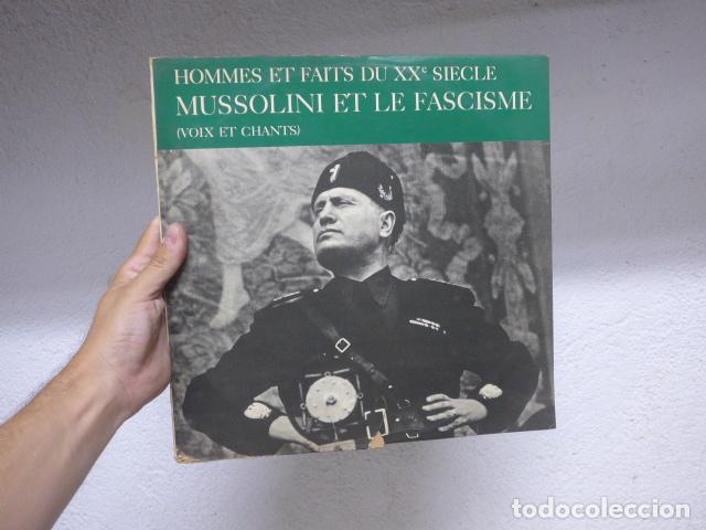 Militaria: ANTIGUO DISCO MILITAR HOMMES ET FAITS DU SEGLE XX, Mussolini et le fascisme, II GUERRA MUNDIA