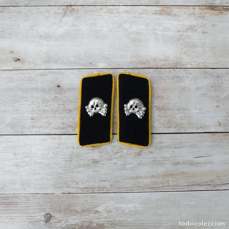 Militaria: Parches de cuello Panzer comunicaciones