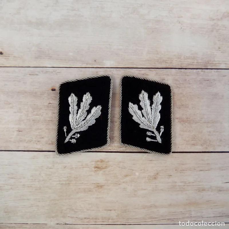Militaria: Parches de cuello SS Gruppenf&uuml;hrer