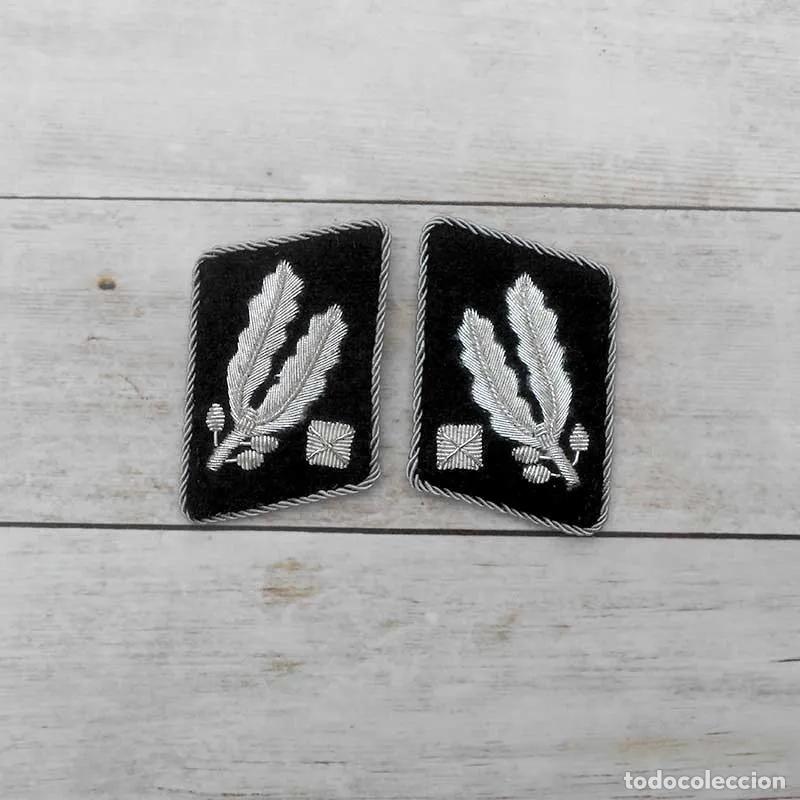 Militaria: Parches de cuello SS Brigadef&uuml;hrer