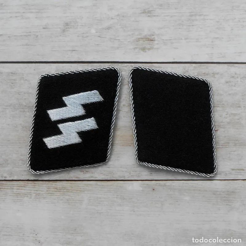 Militaria: Parches de cuello SS para oficiales