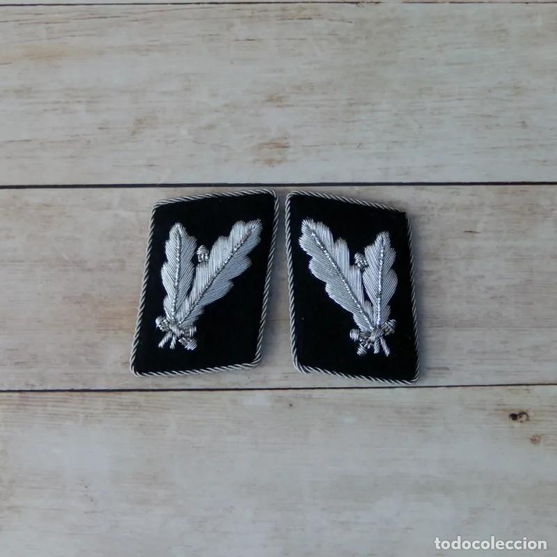 Militaria: Parches de cuello SS Oberf&uuml;hrer (1942-1945)