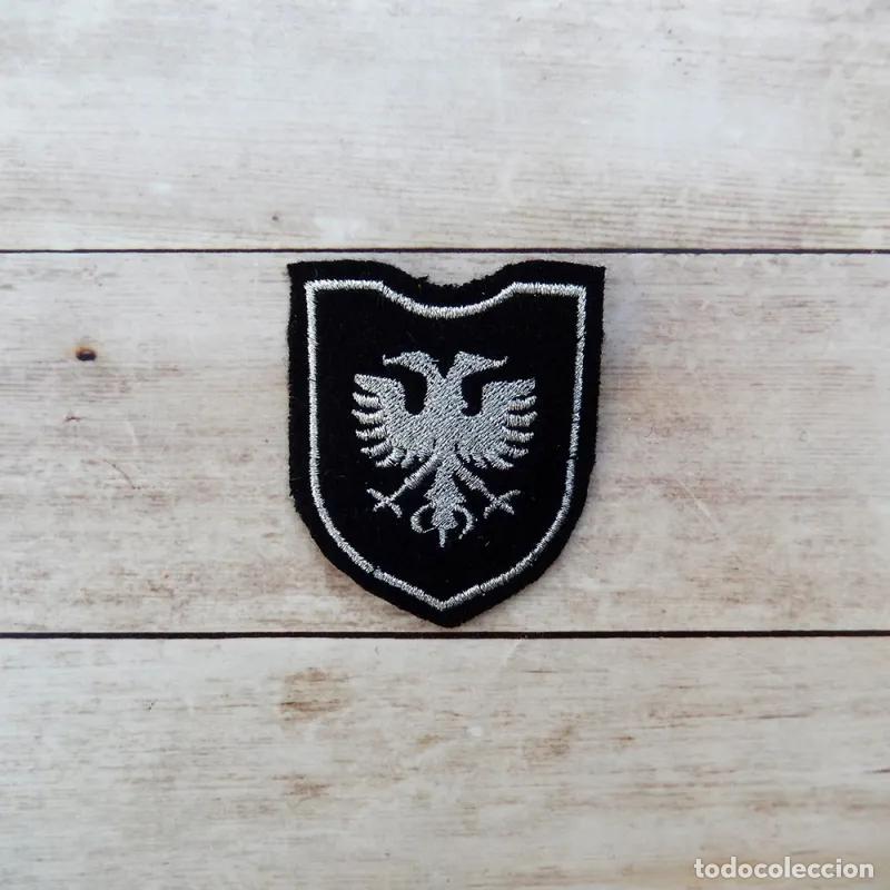 Militaria: Insignia de brazo SS Skanderberg 21a divisi&oacute;n granadera