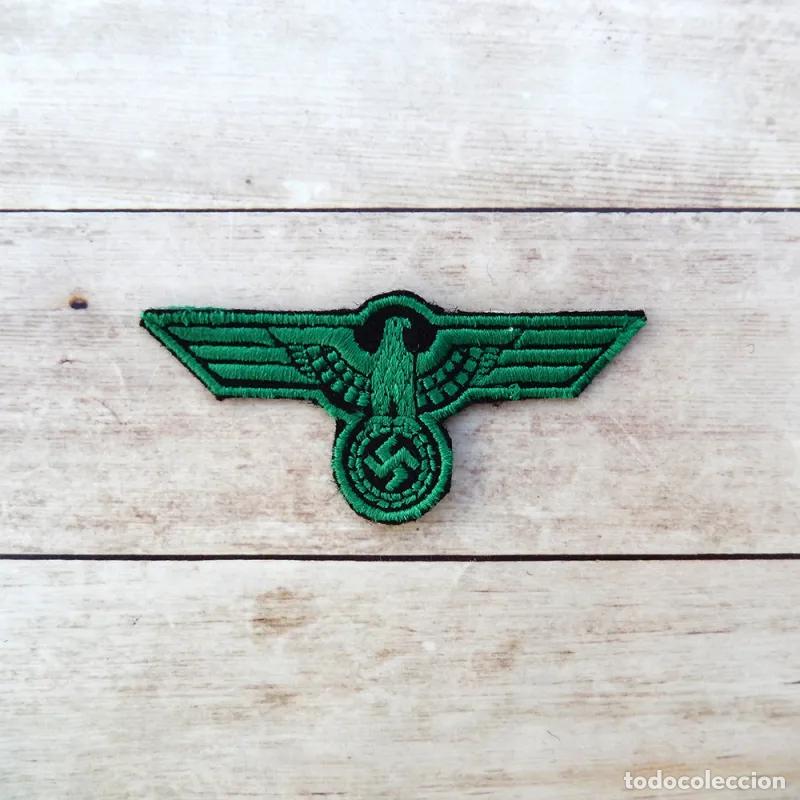 Militaria: &Aacute;guila de brazo verde oficiales de tropas monta&ntilde;eras Gebirgsj&auml;ger Waffen SS