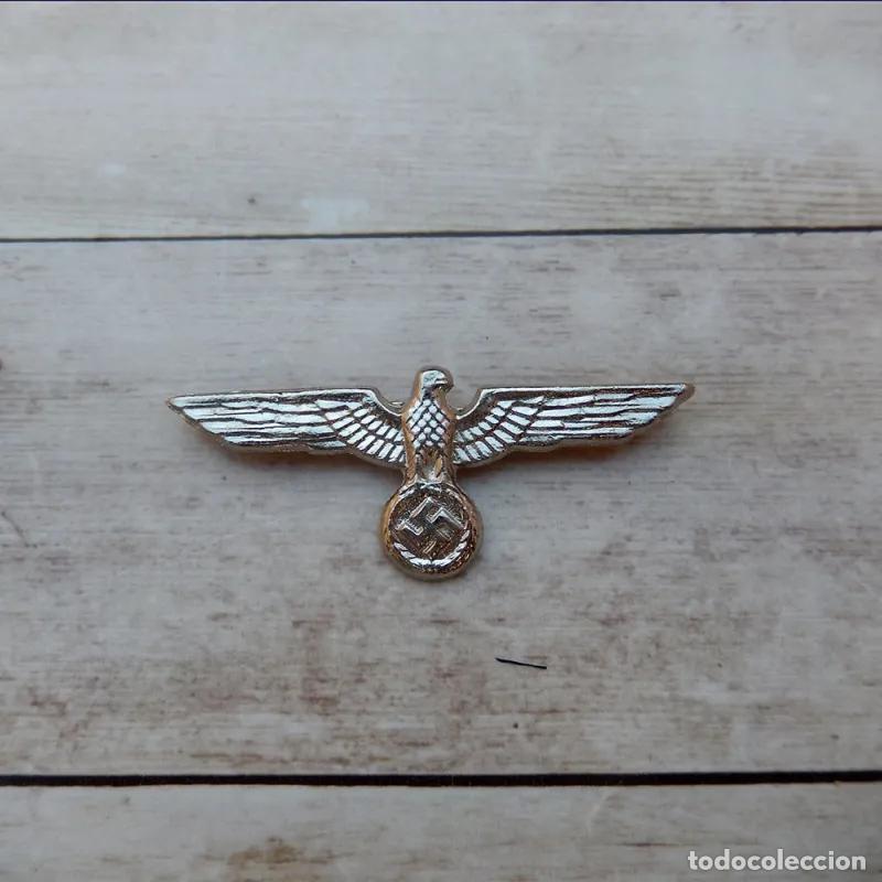 Militaria: &Aacute;guila de gorra met&aacute;lica plateada Parteiadler 1936 del NSDAP