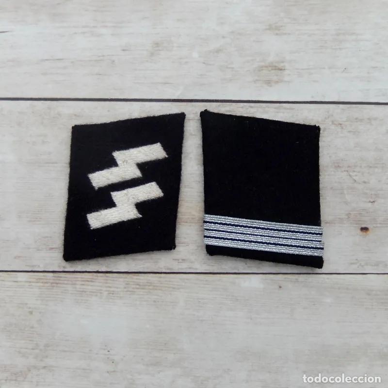 Militaria: Parches de cuello SS Rottenf&uuml;hrer