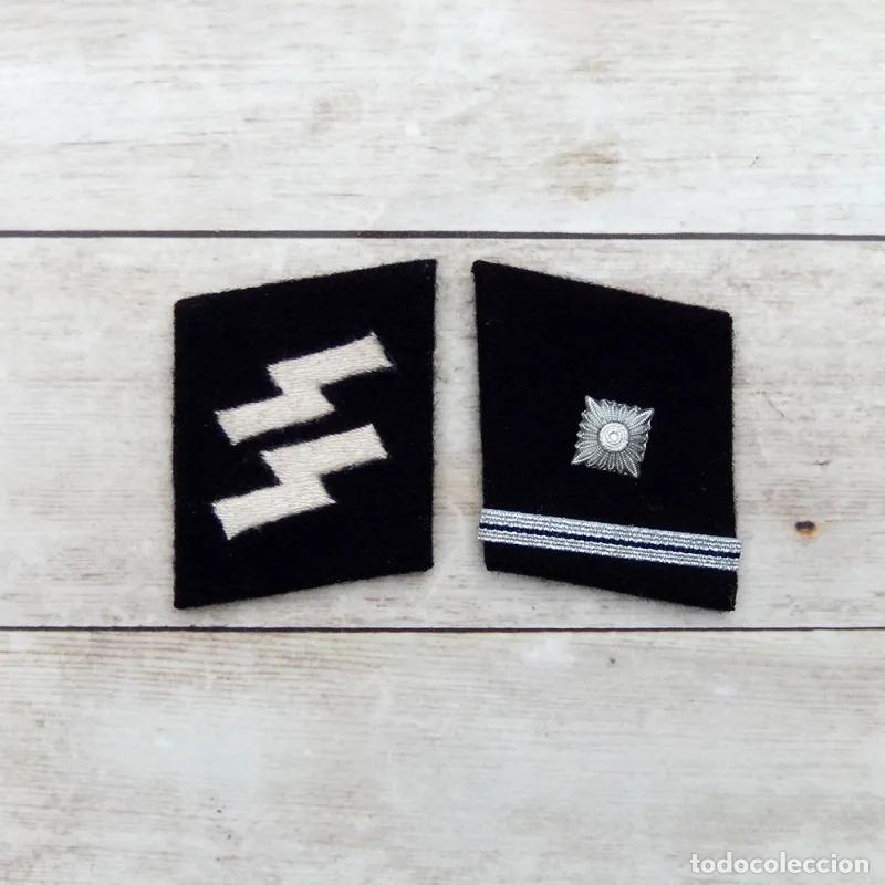 Militaria: Parches de cuello SS Scharf&uuml;hrer