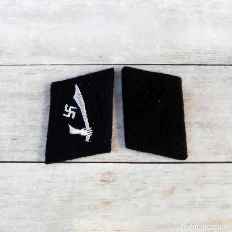 Militaria: Parches de cuello SS Handschar enlistados infanter&iacute;a monta&ntilde;era