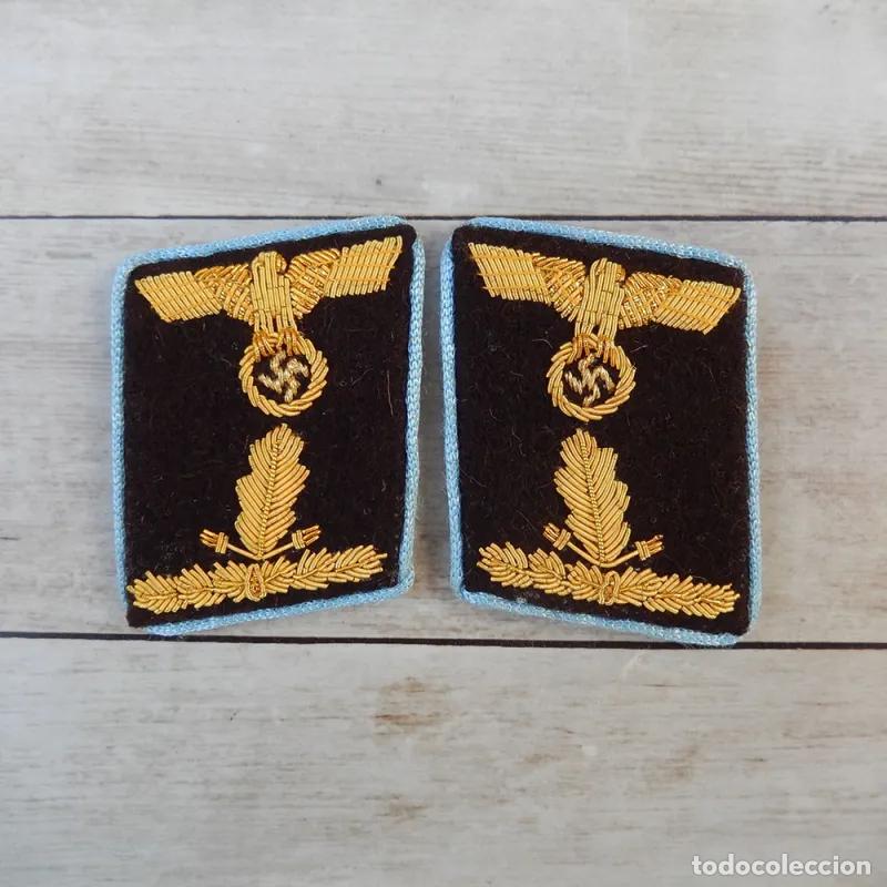 Militaria: Parches de cuello para l&iacute;der de secci&oacute;n superior NSDAP Oberabschnittsleiter