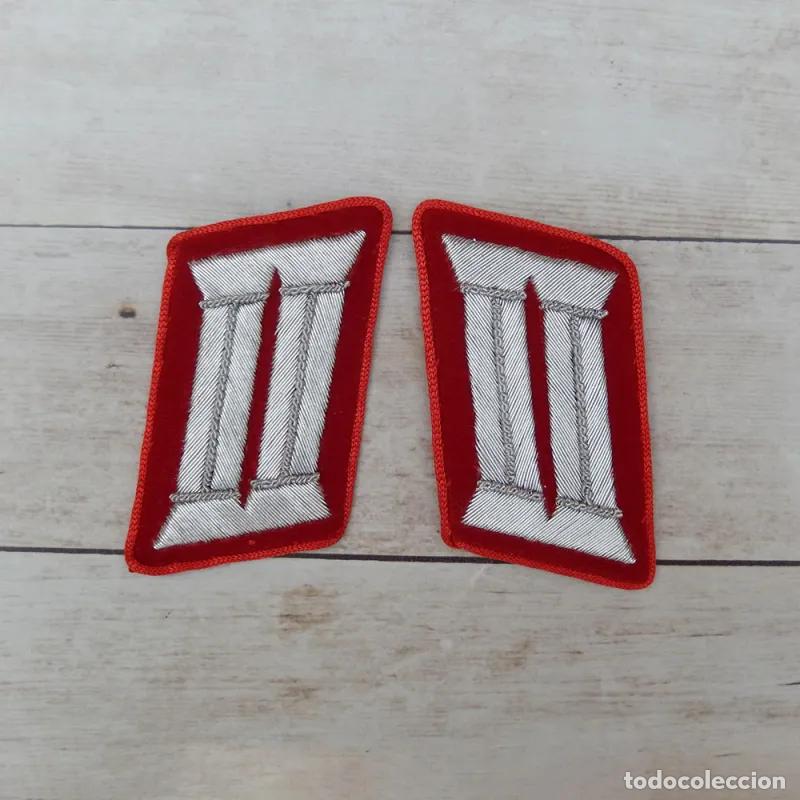 Militaria: Parches de cuello NSDAP Gauamtsleiter jefe de oficina de distrito