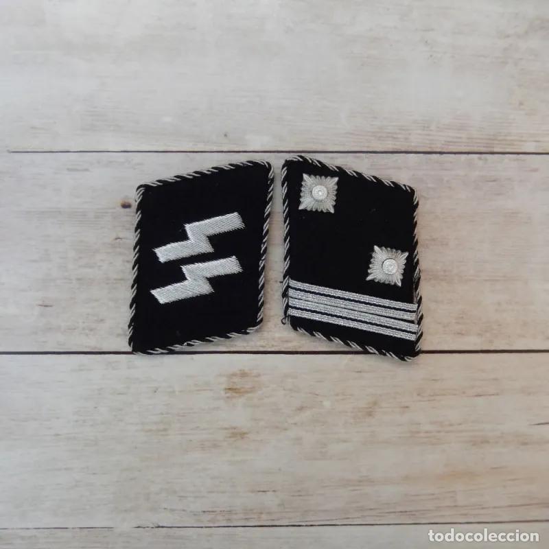 Militaria: Parches de cuello SS Allgemeine Sturmscharf&uuml;hrer