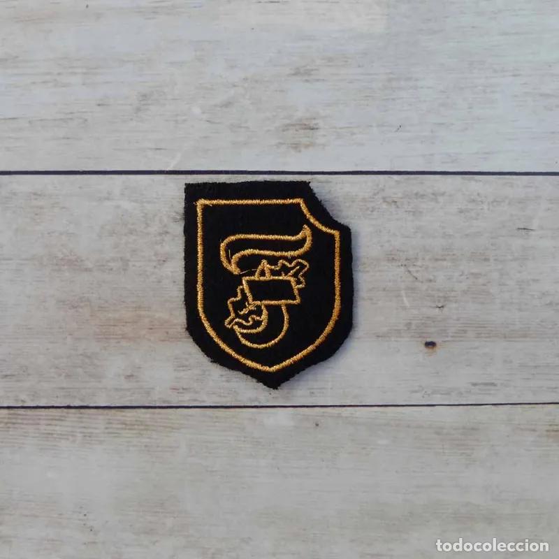 Militaria: Insignia de brazo oficiales SS Frundsberg 10a divisi&oacute;n Panzer