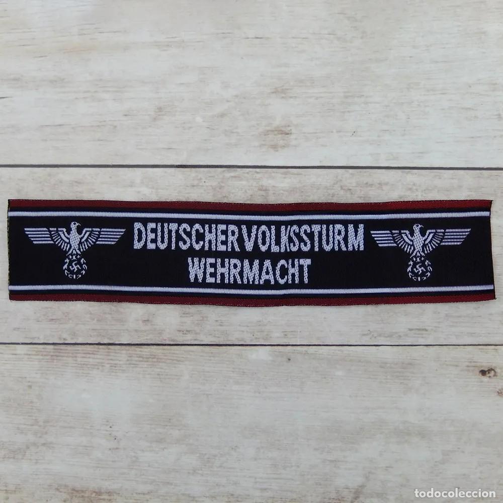 Militaria: Pulsera de Mano Hecha a M&aacute;quina del Deutscher Volkssturm