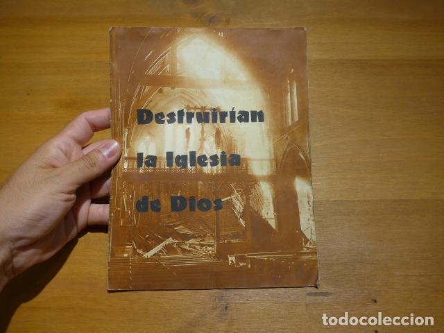 Militaria: Antiguo librito antialeman de la II Guerra Mundial: Destruirian la iglesia de Dios.