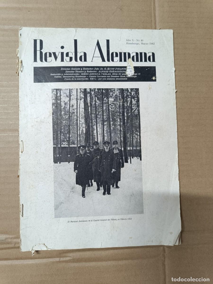 Militaria: ANTIGUA REVISTA ALEMANA NUMERO 40, 1942, EN ESPA&Ntilde;OL, HITLER, SEGUNDA GUERRA MUNDIAL - P3