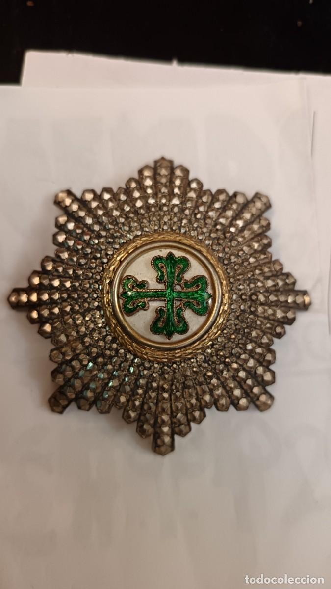 Militaria: Placa orden de &Aacute;vis de Portugal