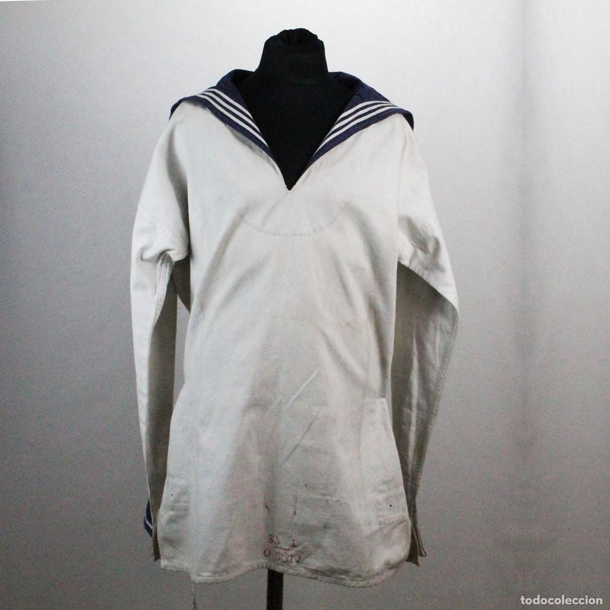 Militaria: CAMISOLA BLANCA DE MARINERO DE LA KRIEGSMARINE 2