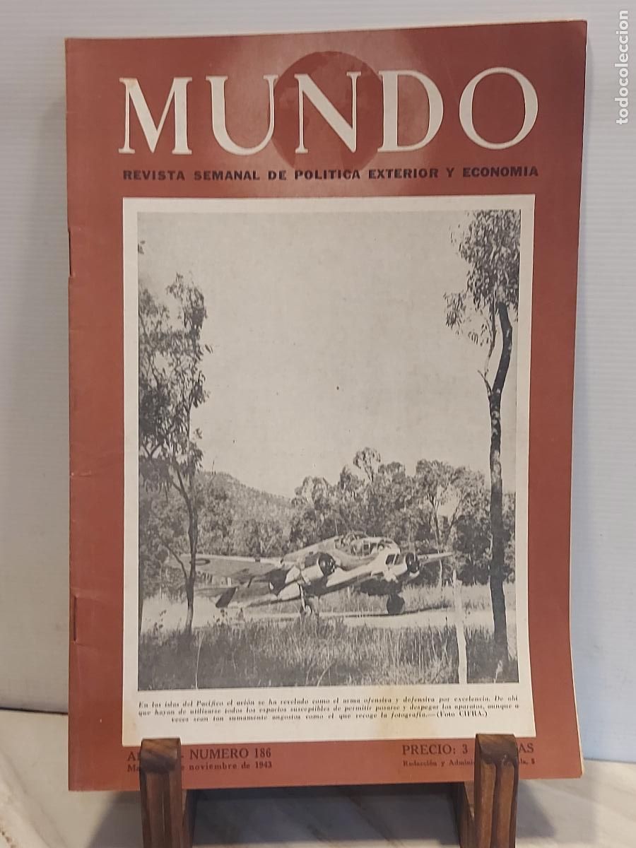 Militaria: MUNDO N.&ordm; 186 | 28 NOVIEMBRE 1943 | II GUERRA MUNDIAL | KIEV | ITALIA | PAC&Iacute;FICO | ISLAS SALOM&Oacute;N