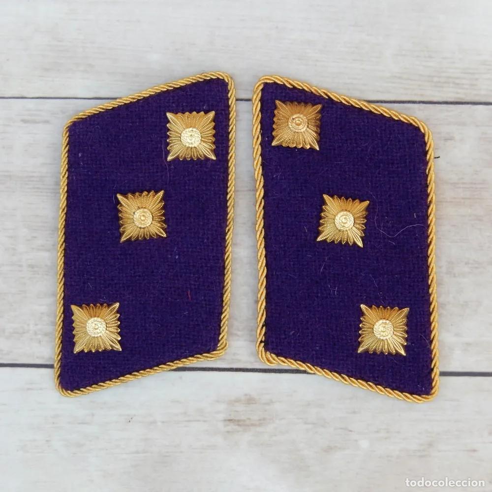 Militaria: Parches de Cuello de Sturmf&uuml;hrer Oficial Sanitario de la SA