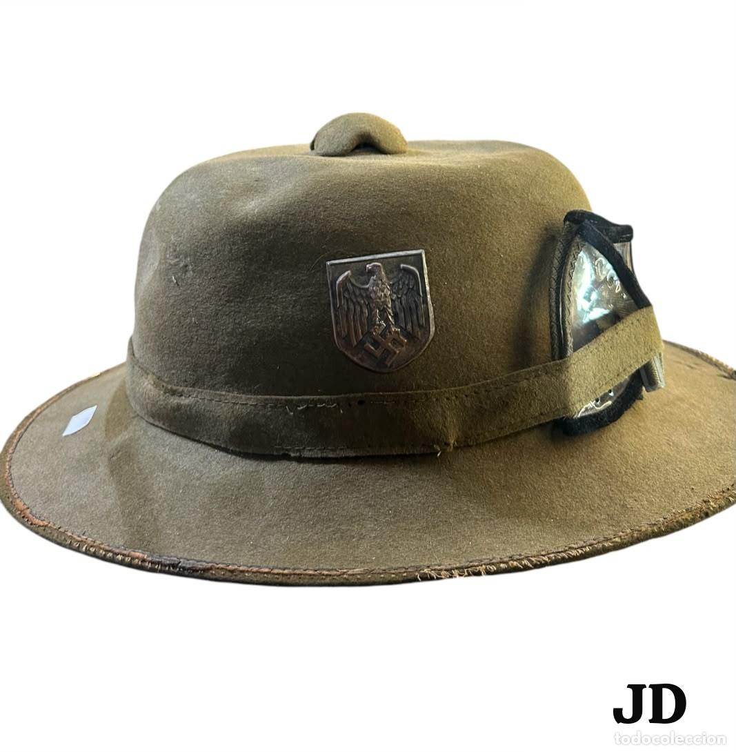 Militaria: Salacot Afrikakorps 2 modelo en fieltro