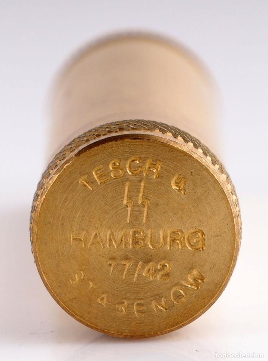 Militaria: German WW2 SS Brass Cyanide Container - Foto 2