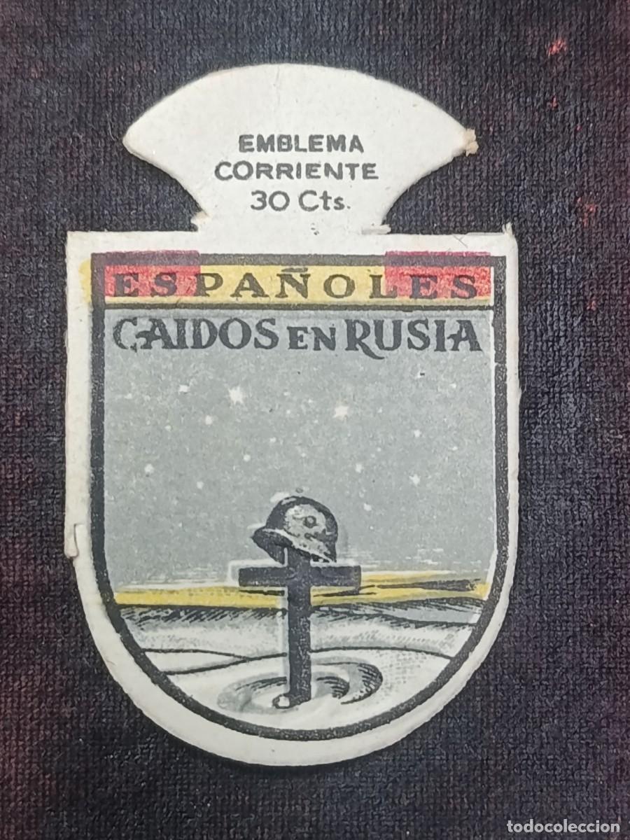 Militaria: Emblema original Divisi&oacute;n Azul Auxilio Social