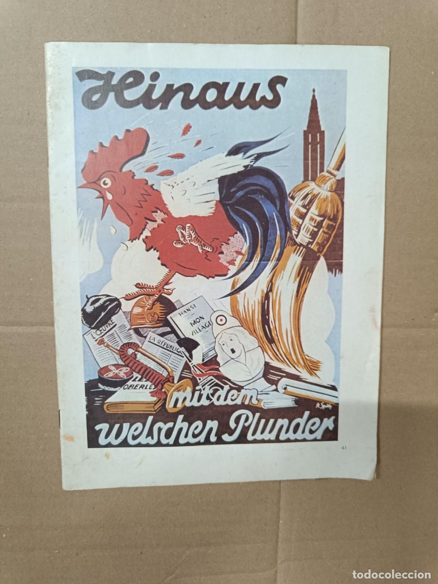 Military Antiques: ANTIGUA REVISTA CON CARTELES DE LA SEGUNDA GUERRA MUNDIAL, INCOMPLETA, MILITAR -P28