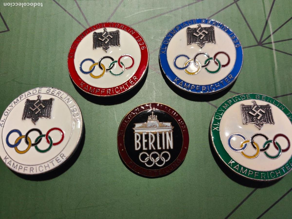 Militaria: German Olympiade Berlin 1936. Kampfrichter set of 5