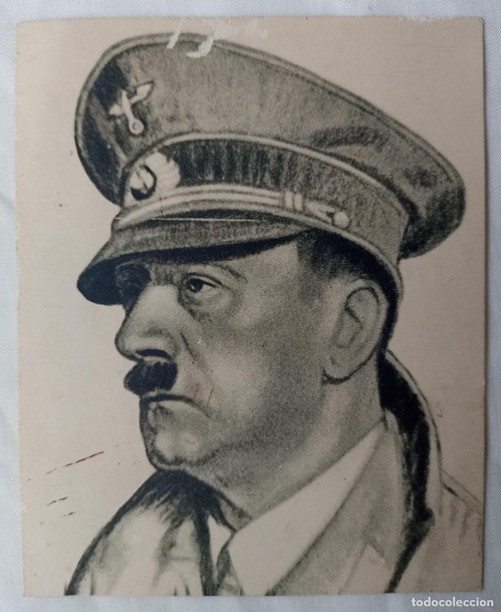 Military Antiques: Postal de Adolf Hitler (III Reich Hitler- Nazi- Alemania) WWII de 1940