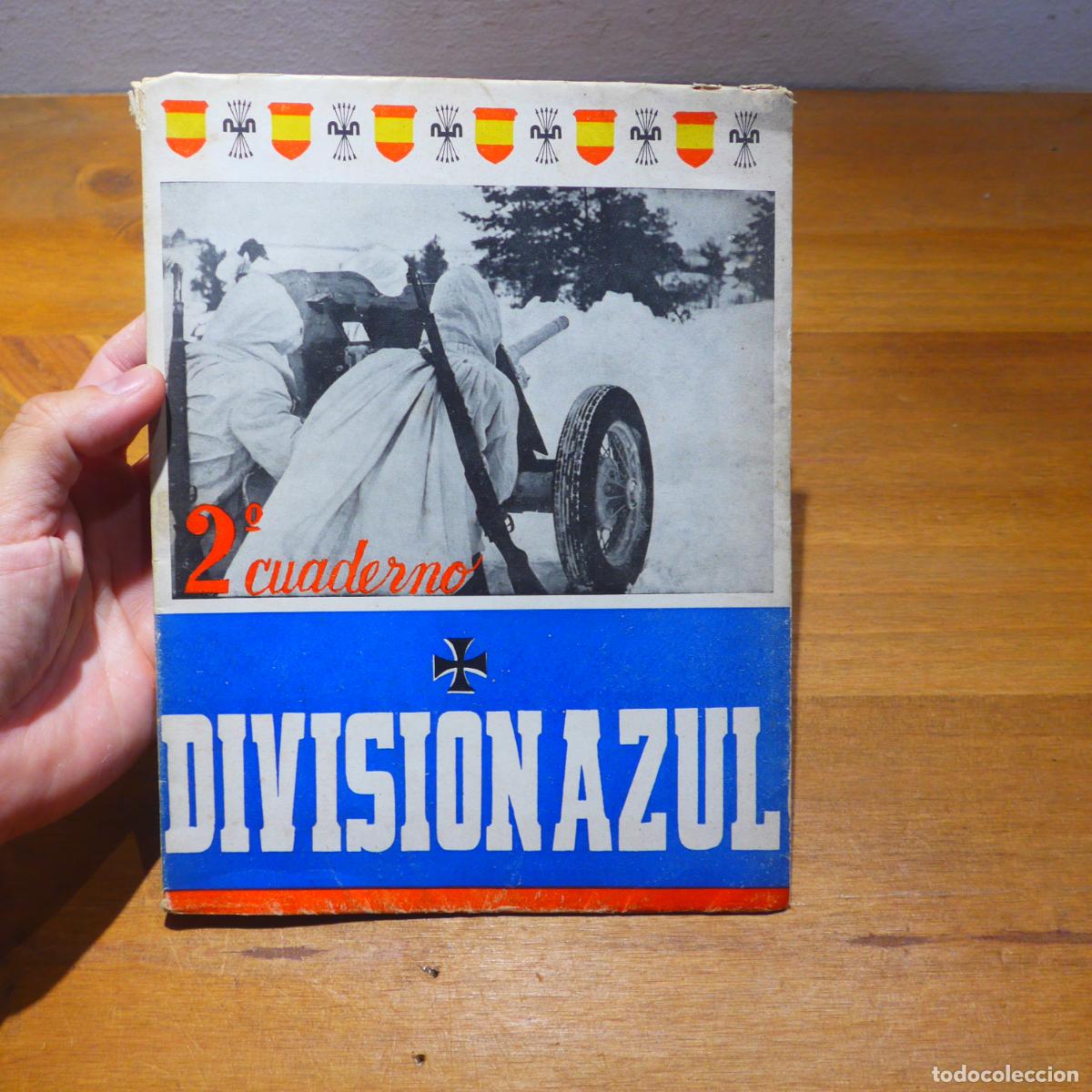 Militaria: Antiguo libro de la Division Azul de 1943, 2&ordm; cuaderno, original. II Guerra Mundial