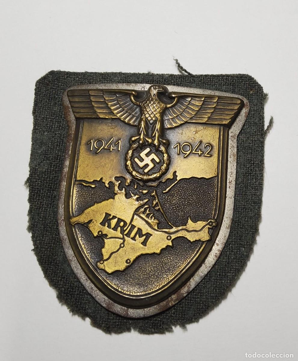 Militaria: PLACA DE HOMBRO DE LA CAMPA&Ntilde;A DE CRIMEA DEL EJERCITO ALEMAN.2&ordf; GUERRA MUNDIAL.