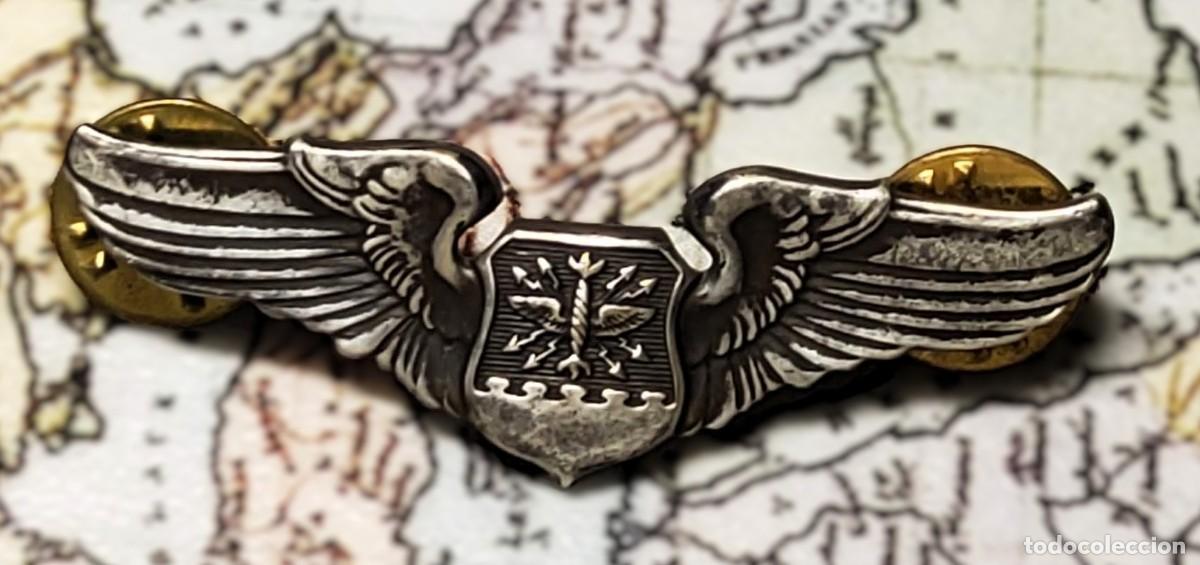Militaria: INSIGNIA DE PLATA.OFICIAL NAVEGANTE DE LAS FUERZAS A&Eacute;REAS DE ESTADOS UNIDOS.2&ordf; GUERRA MUNDIAL