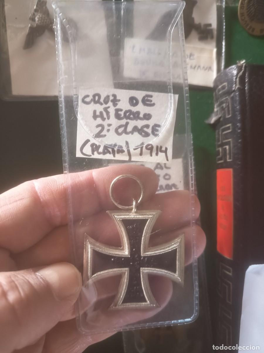 Militaria: CRUZ FE HIERRO EN PLATA,SEGUNDA CLASE,( ORIGINAL)