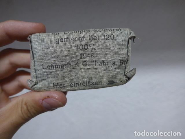 Militaria: Antiguo paquete de vendas de 1943, vendaje aleman, original de II Guerra Mundial. Alemania