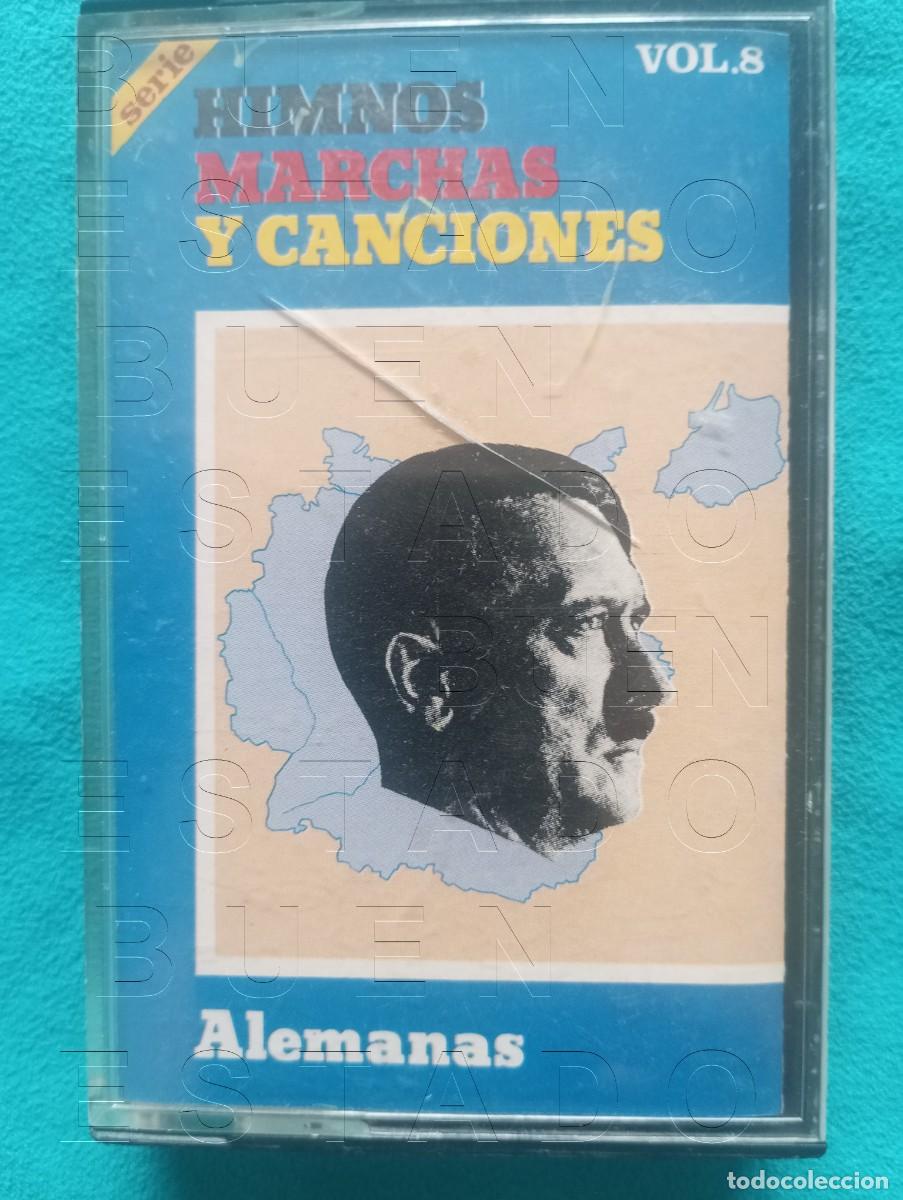 Militaria: SS HITLER NAZISMO II GUERRA MUNDIAL HIMNOS MARCHAS Y CANCIONES ALEMANAS CASSETTE CJ2