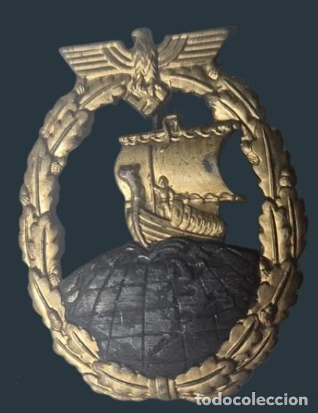 Militaria: Placa de Cruceros Auxiliares de Kriegsmarine