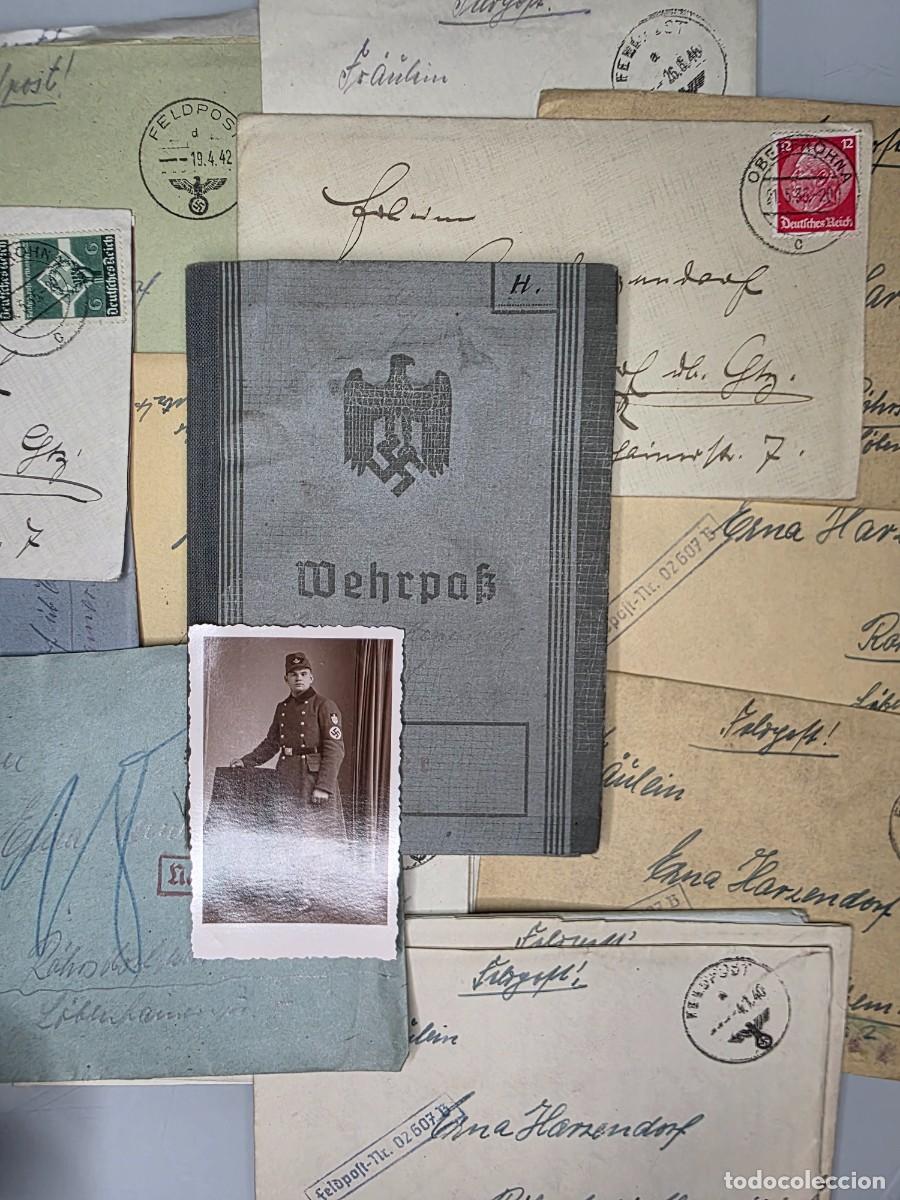 Militaria: Wehrpass Heer IIWW + Feldpost + Milit&auml;rpass IGM &ndash; Archivo militar alem&aacute;n Chemnitz 1939-43