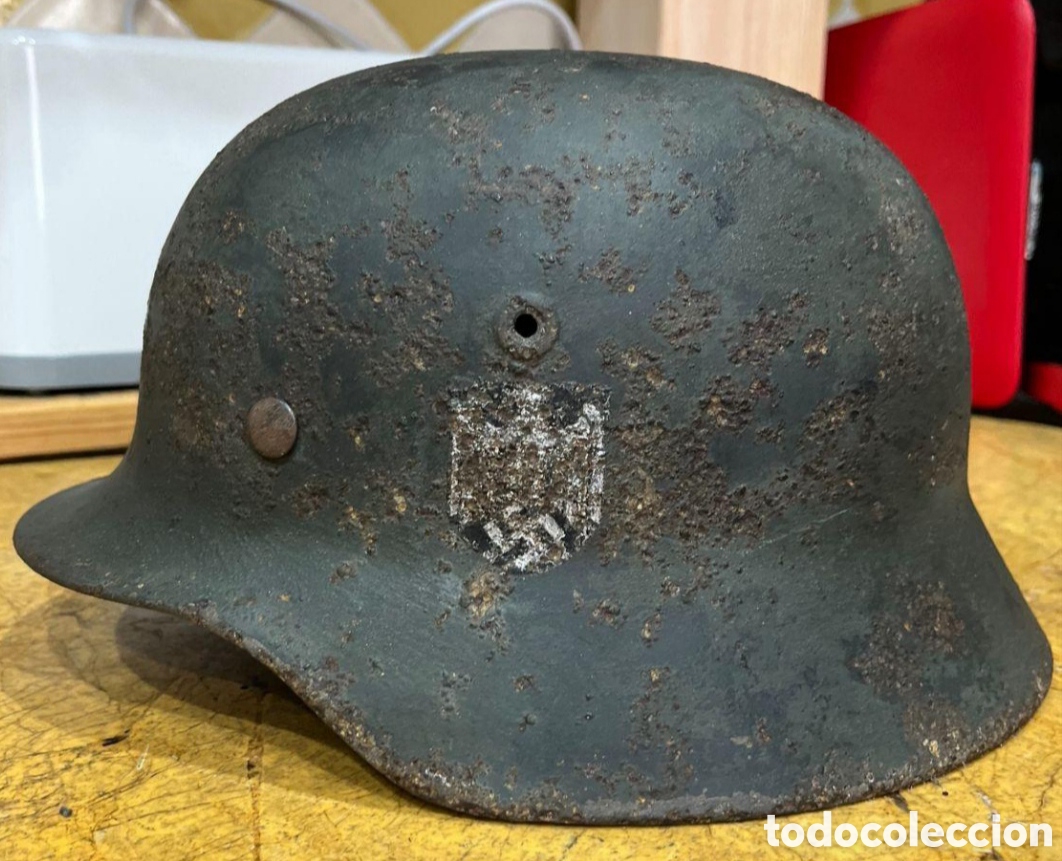 Militaria: Casco alem&aacute;n Divisi&oacute;n Azul - Foto 2