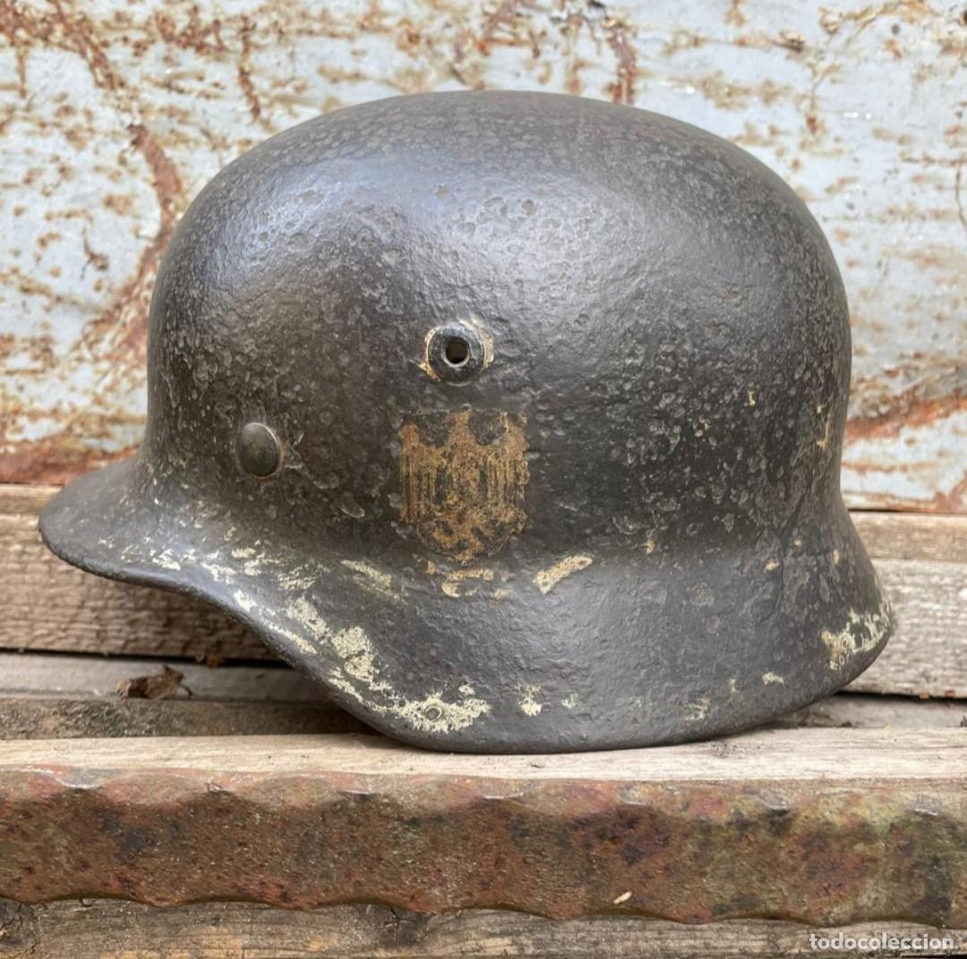 Militaria: Casco alem&aacute;n Divisi&oacute;n Azul - Foto 2
