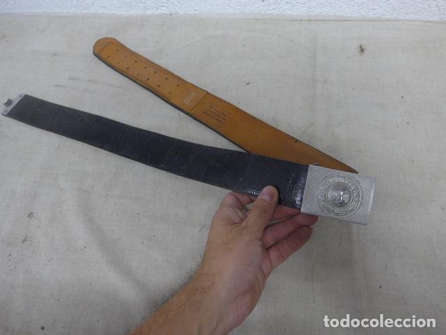 Militaria: Antiguo cinturon marcado y con su hebilla original alemana de gala de la II Guerra Mundial, Alemania