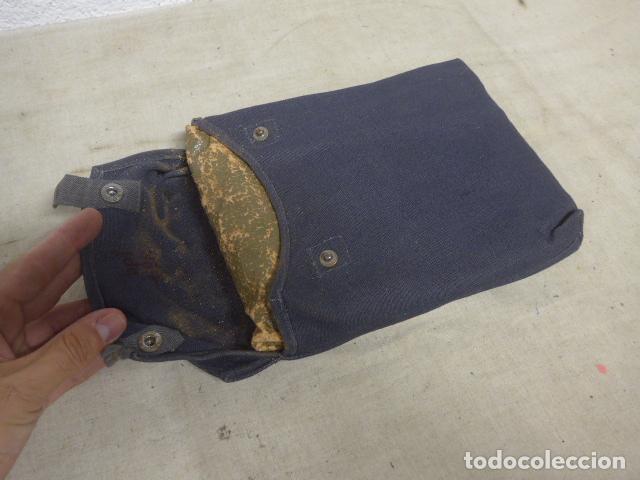 Militaria: Antigua capa antigas alemana original de la Luftwaffe en su funda, II Guerra Mundial, Alemania