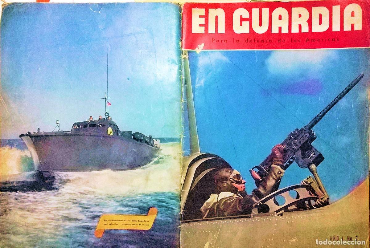 Militaria: EN GUARDIA PARA LA DEFENSA DE LAS AMERICAS LOTE 17 REVISTA II GUERRA MUNDIAL 140&euro;