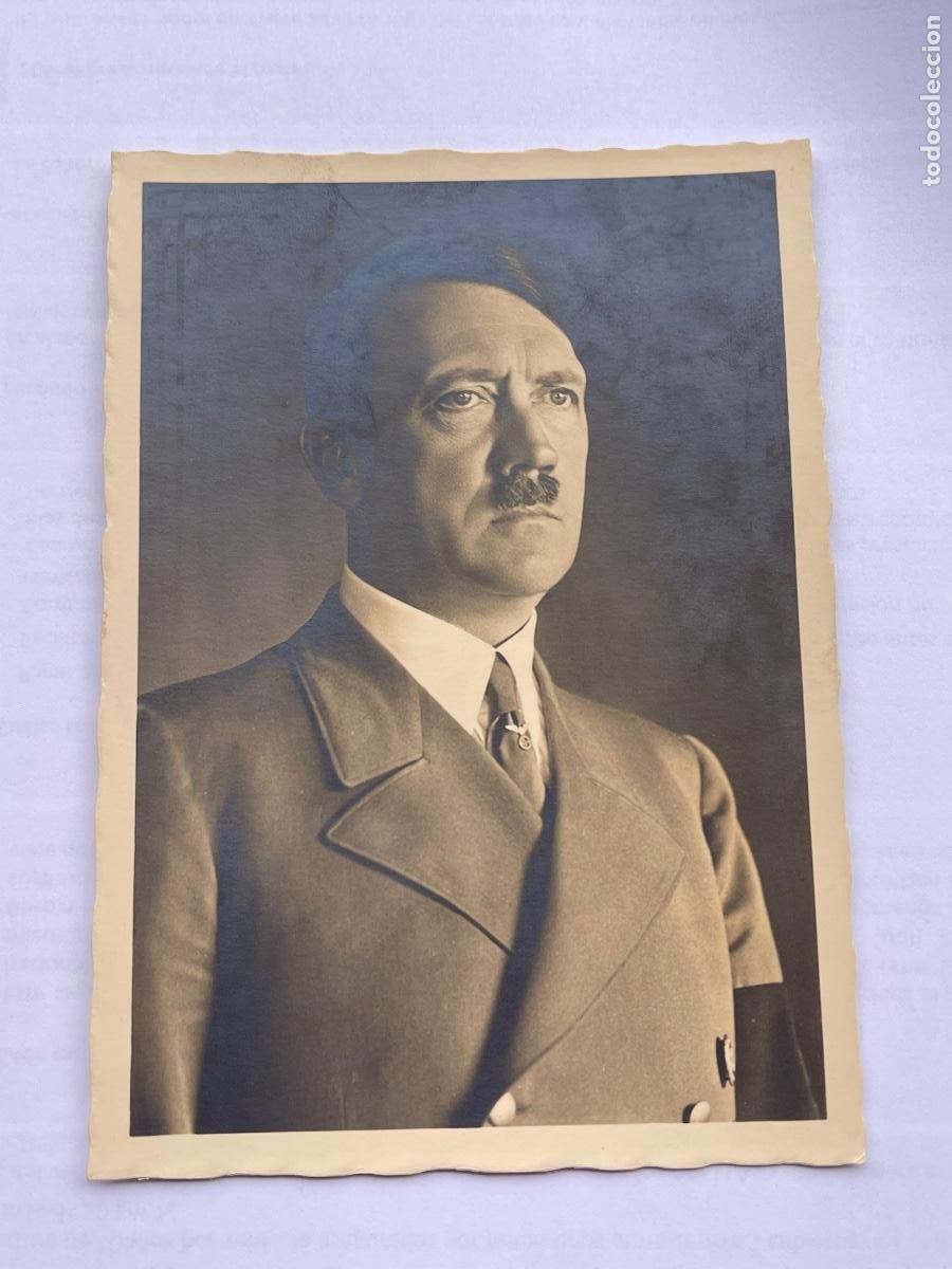 Militaria: POSTAL ADOLF HITLER , Foto Hoffmann M&uuml;nchen Alemania , III Reich