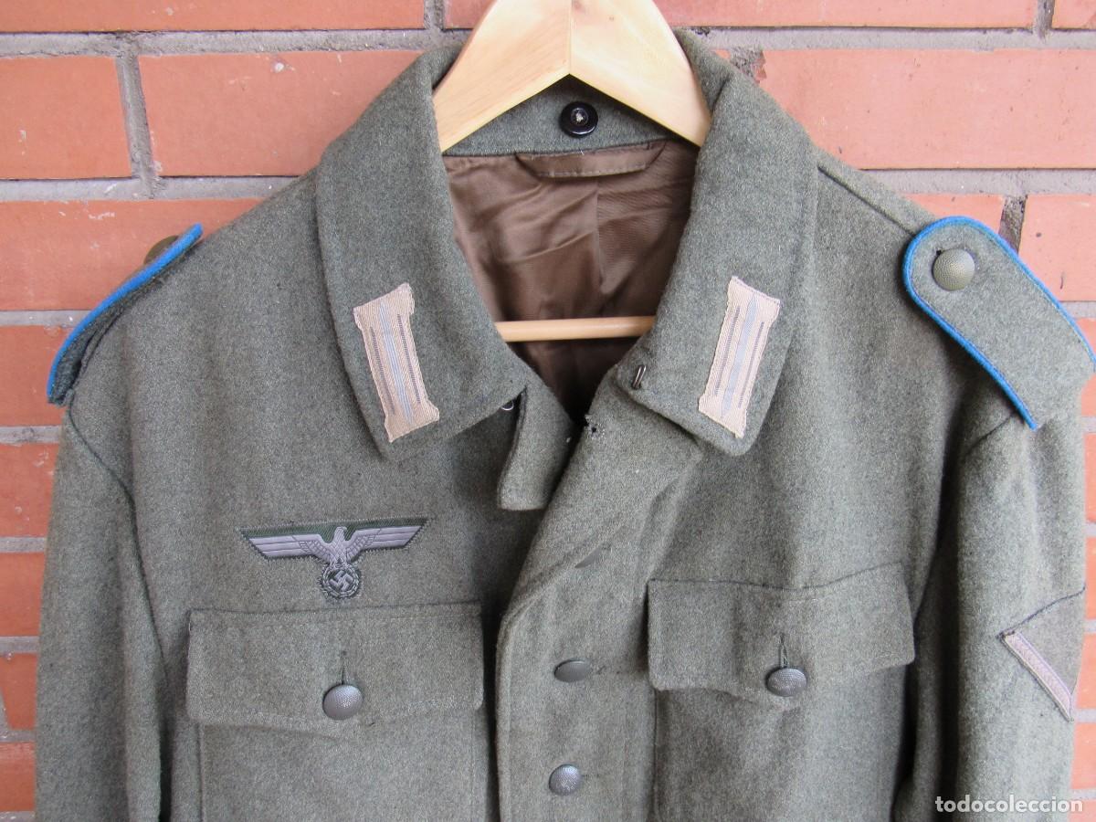 Militaria: FELDBLUSE, GUERRERA ALEMANA, M42 SANITARIO, FELGRAU, ALEMANIA, EJERCITO ALEMAN, 2&ordf; GUERRA MUNDIAL.