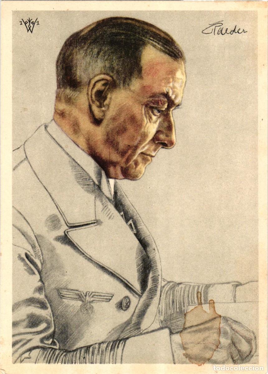 Militaria: Gro&szlig;admiral Erich Raeder Comandante Jefe de la Kriegsmarine - III Reich - Wolfgang Willrich
