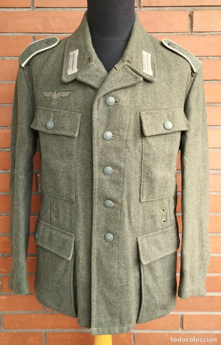 Militaria: CHAQUETA, GUERRERA FELGRAU, EJERCITO ALEMAN, ALEMANIA, WEHRMACHT, M-43; 2&ordm; GUERRA MUNDIAL 1939/1945.