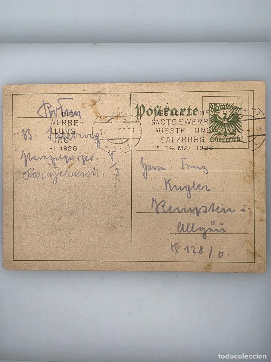 Militaria: Ernst R&ouml;hm &ndash; Carta postal aut&oacute;grafa a Franz Kugler, Salzburgo 1926 &ndash; Original firmada IIWW - SA