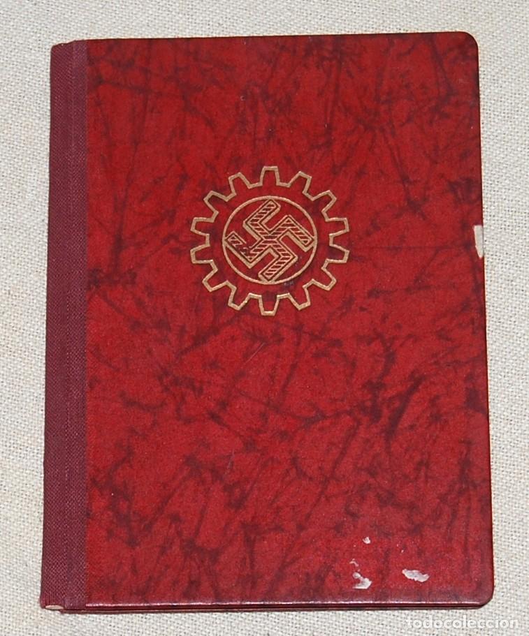 Militaria: CARTILLA DEL DIE DEUTSCHE ARBEITSFRONT ALEM&Aacute;N - TERCER REICH