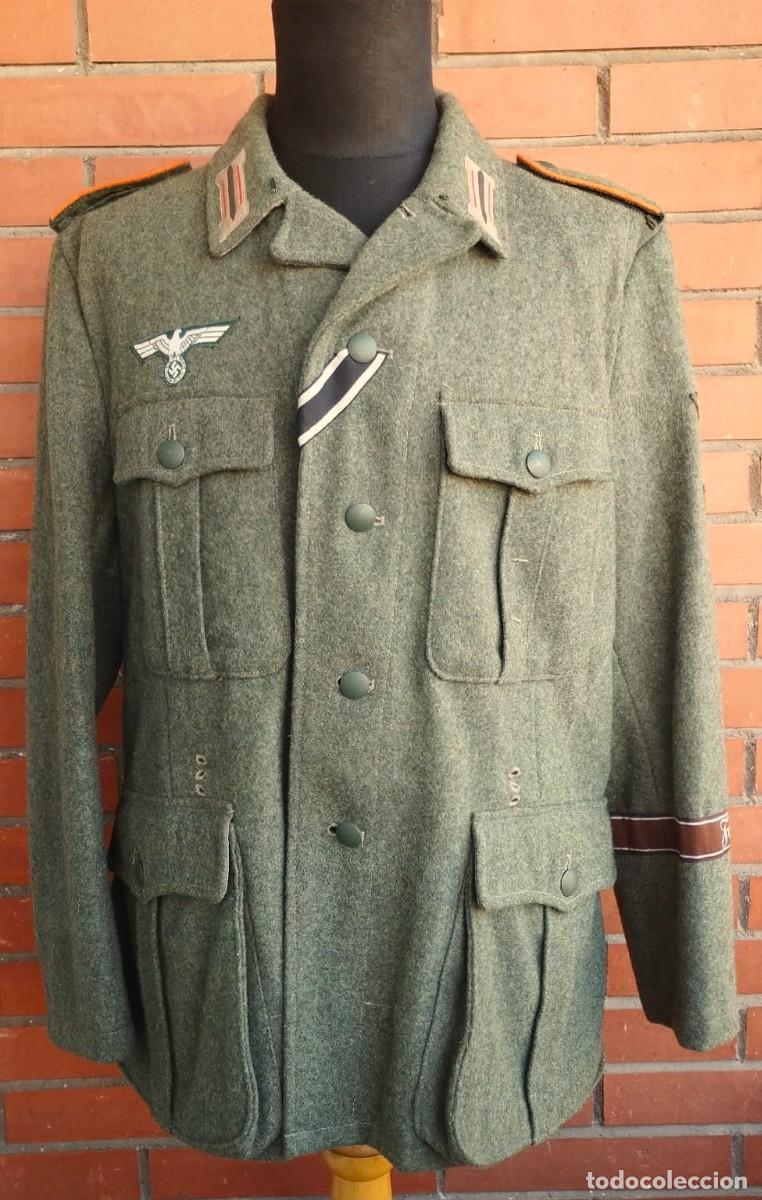 Militaria: FELDBLUSE ALEMANA DE LA FELDGENDARMERIE, POLICIA, M40, FELGRAU ALEMANIA, 2&ordf; GUERRA MUNDIAL1939/1945