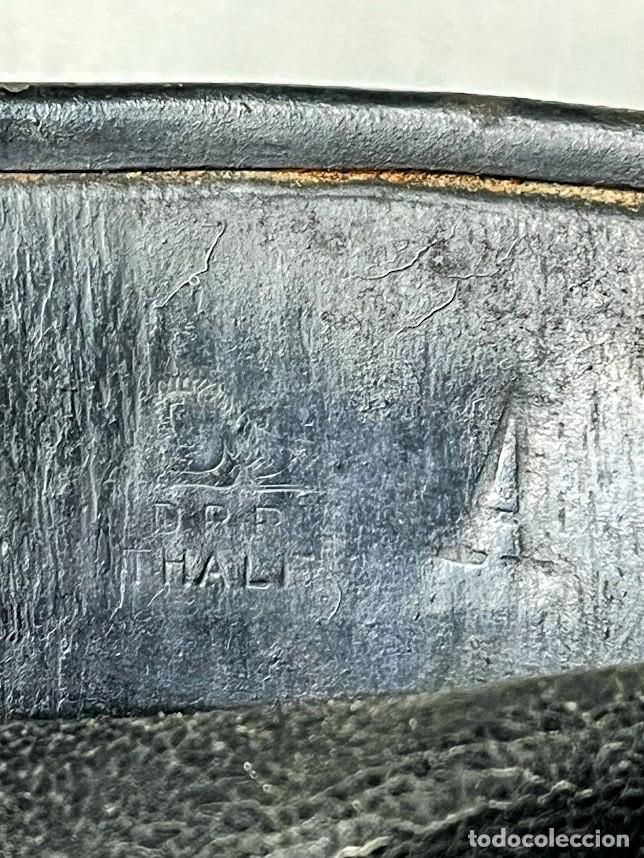 Militaria: Casco alem&aacute;n Feuerschutzpolizei WW2 Doble emblema - Foto 3
